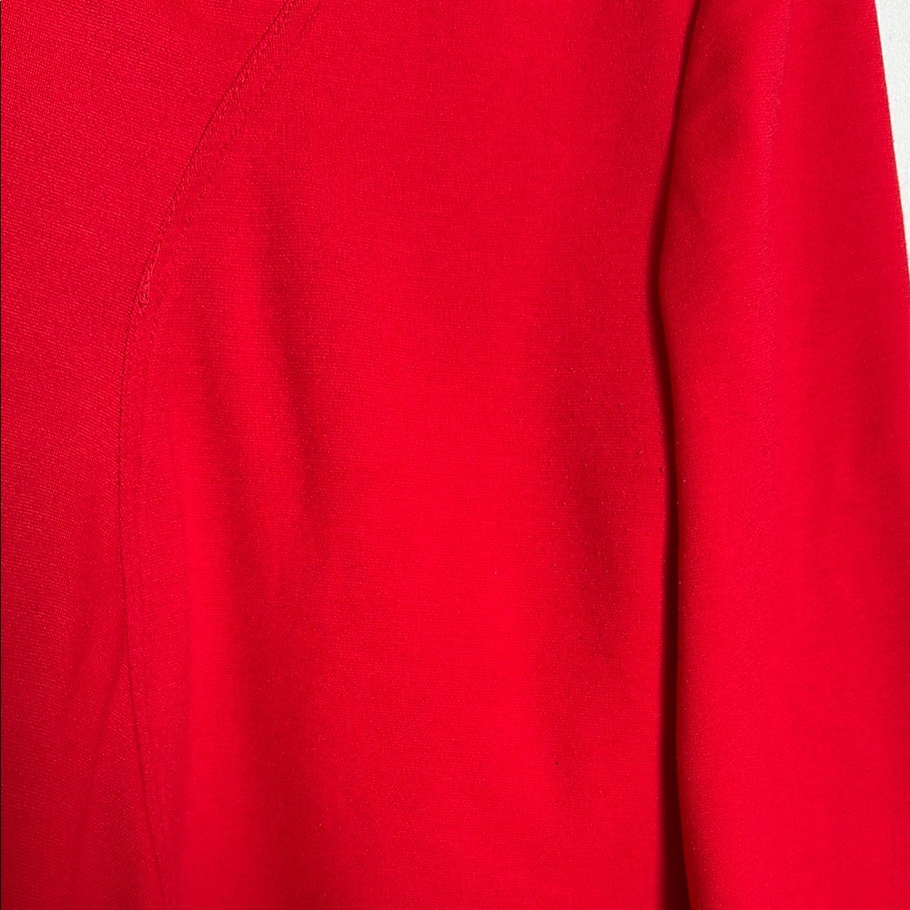 Calvin Klein Red Ruffle Jacket - Picture 4 of 5